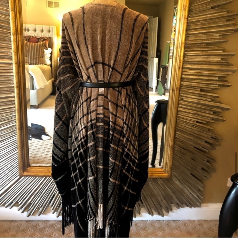 Chenille Cape by Churchill Handwoven - Picture 6 of 9